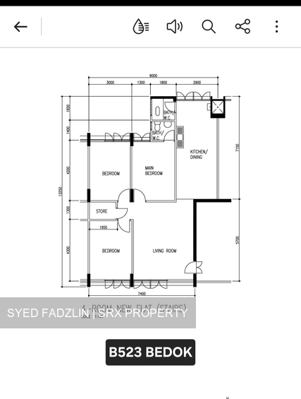 Blk 523 Bedok North Street 3 (Bedok), HDB 4 Rooms #559124601
